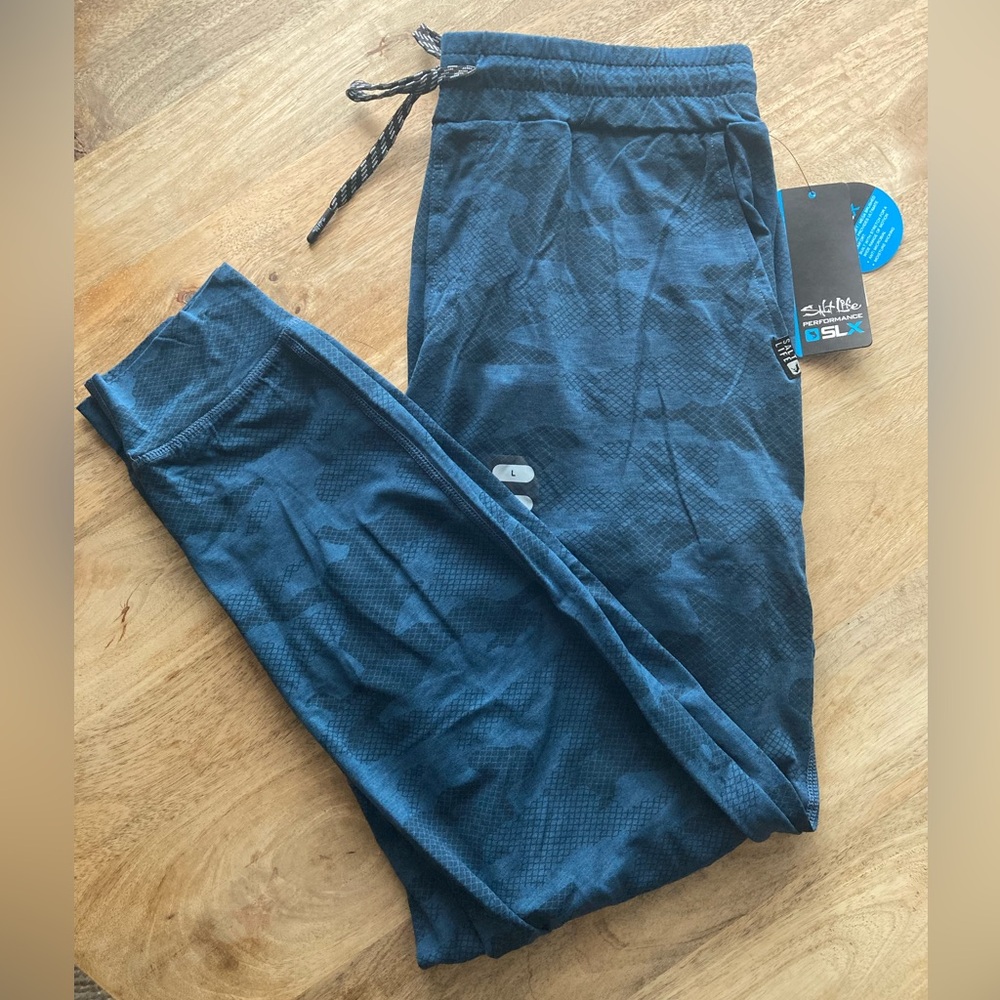 Salt Life Men's Navy Blue Jogger Sweatpants